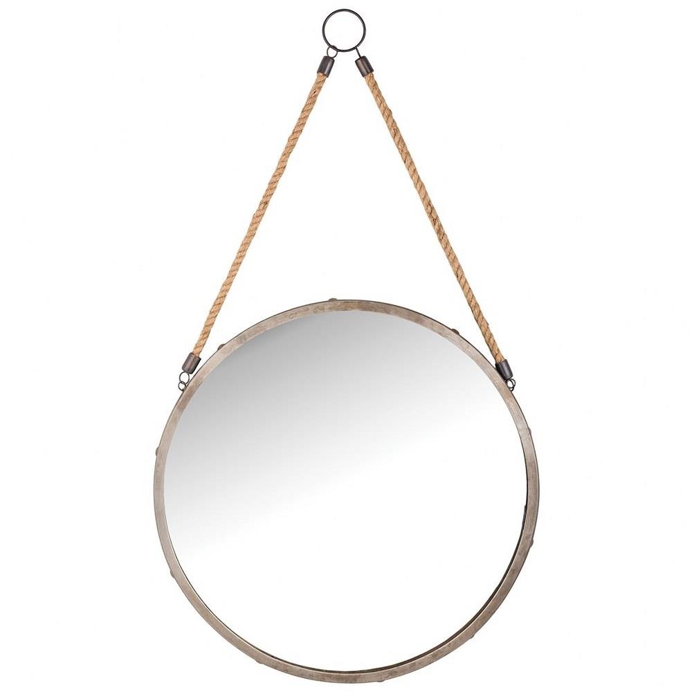 Bailey Street Home 2499 Bel 3378442 Round Wall Mirror Hanging From Rope 18 Inch Wall Mirror