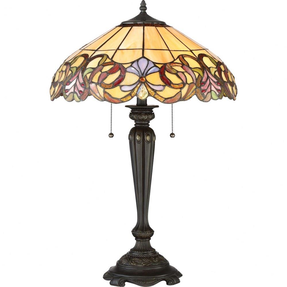 Bailey Street Home 71 Bel 2289320 Tiffany 2 Light Small Table Lamp Tiffany Stained Glass Table Lamp