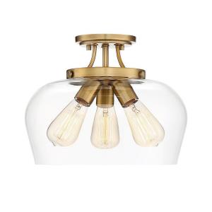 semi flush mount lighting