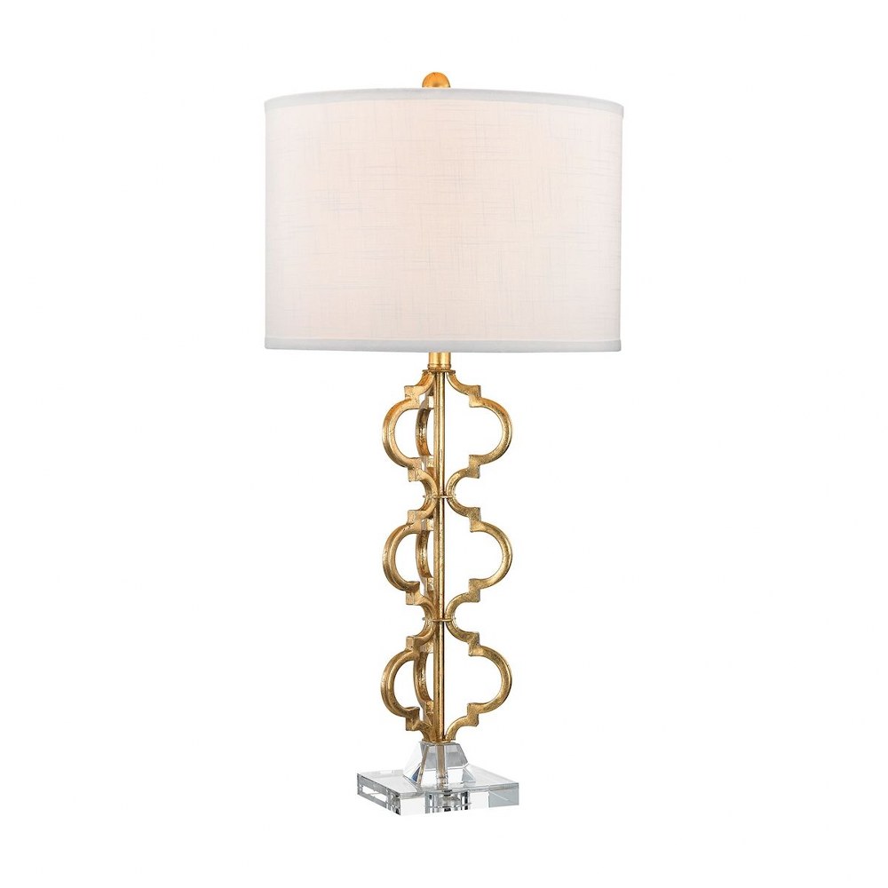 quatrefoil table lamp