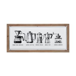 coffee and tea theme wall art