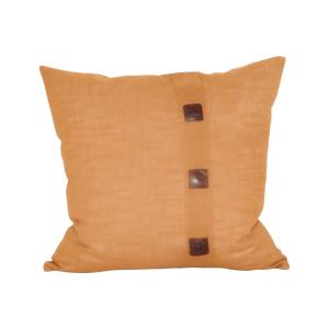 orange pillows and pillow covers