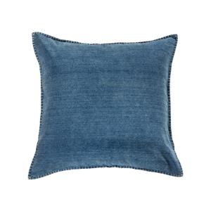 blue pillows and pillow covers