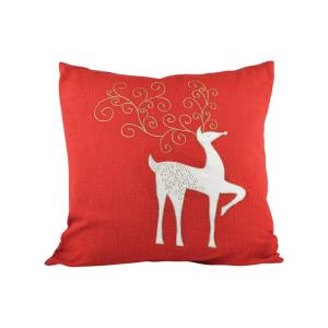 red pillows and pillow covers