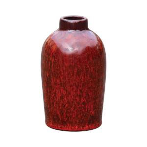 Red vases, jars, jugs, planters, pots