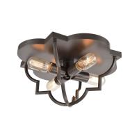 Quatrefoil shop ceiling light