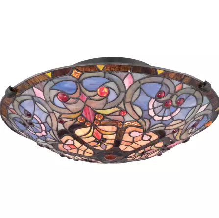 tiffany ceiling light flush mount