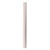 12 Inch Down Rod Length - Brushed Steel Finish